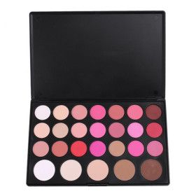 Paleta 26 Cores Neutras - 21 Sombras e 5 Blush