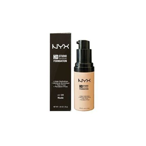 Nyx - Base HD Studio Photogenic Foundation - Cor HDF 01 - Nude