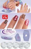 Kit de Carimbos Para Unhas Salon Express