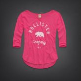 Camiseta Hollister - Tamanho M - Pink